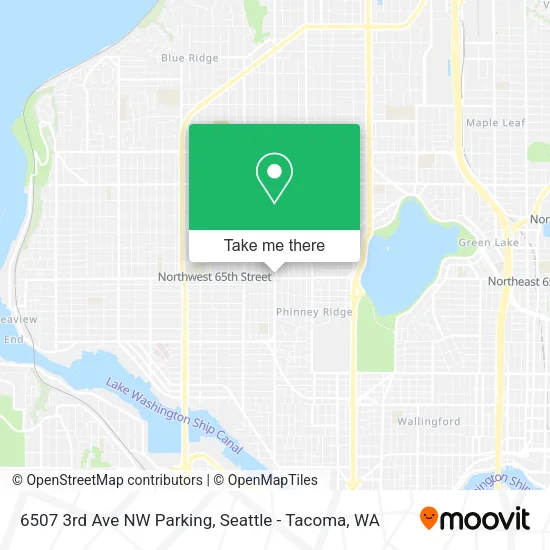 Mapa de 6507 3rd Ave NW Parking