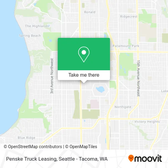 Penske Truck Leasing map