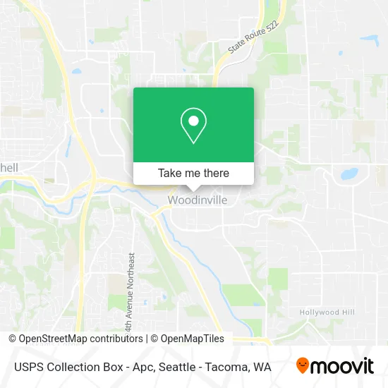Mapa de USPS Collection Box - Apc