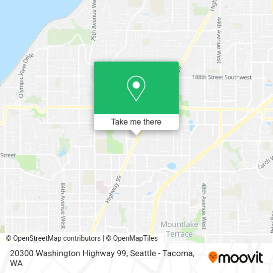 20300 Washington Highway 99 map