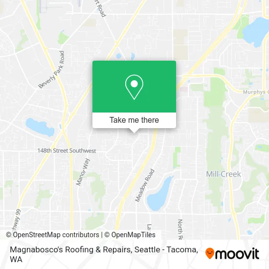 Magnabosco's Roofing & Repairs map