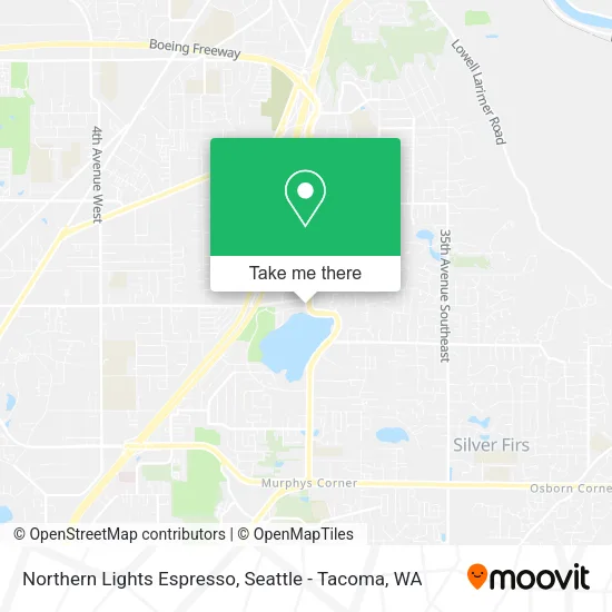 Mapa de Northern Lights Espresso