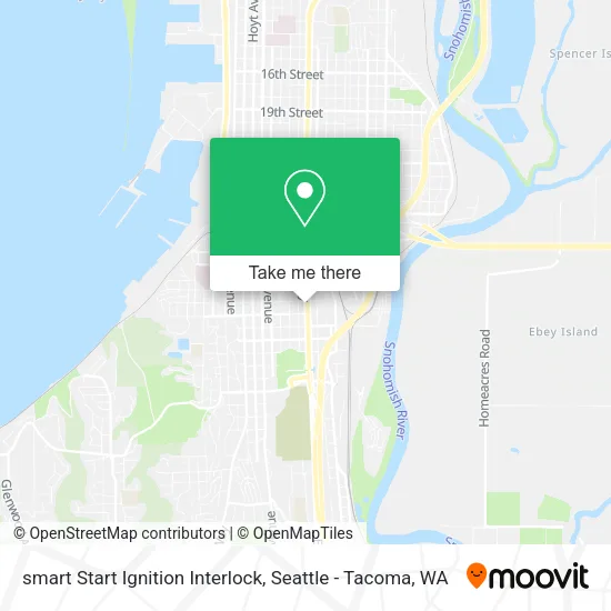 Mapa de smart Start Ignition Interlock