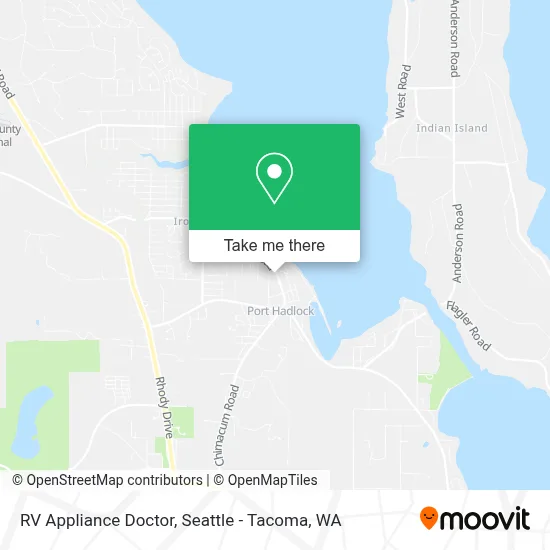 RV Appliance Doctor map