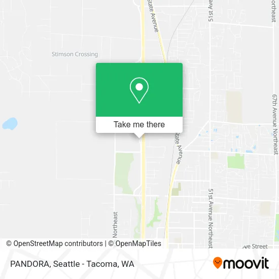 PANDORA map
