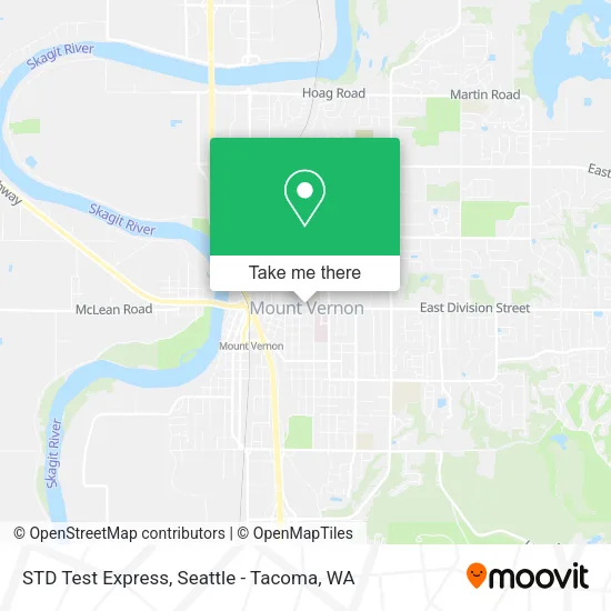 Mapa de STD Test Express