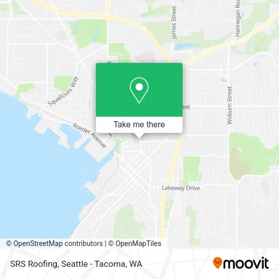 SRS Roofing map