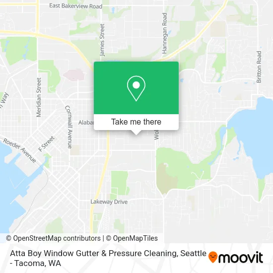 Mapa de Atta Boy Window Gutter & Pressure Cleaning