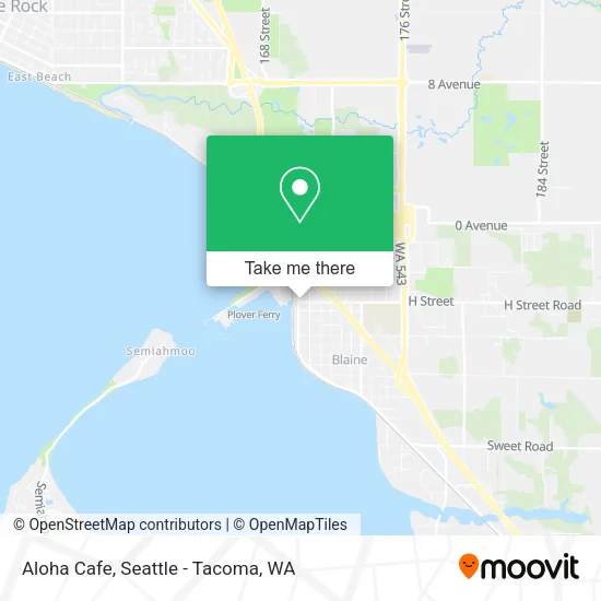 Aloha Cafe map