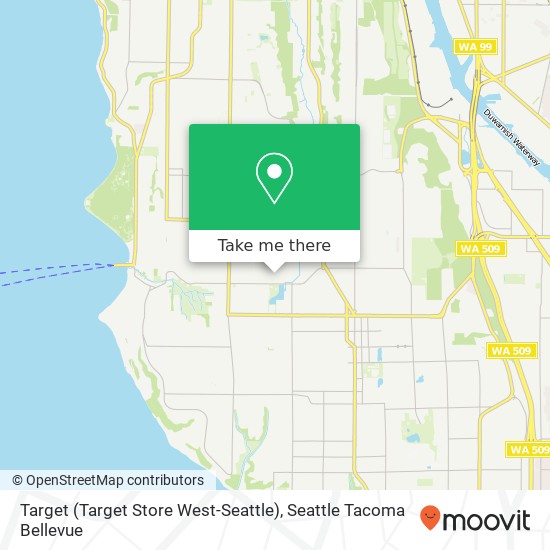 Target (Target Store West-Seattle) map