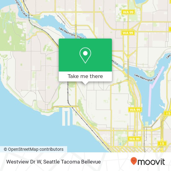 Westview Dr W map