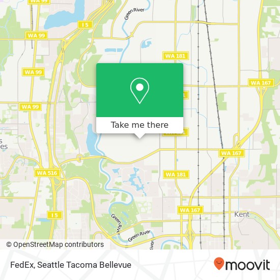 FedEx map