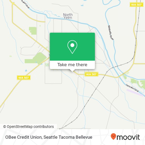 Mapa de OBee Credit Union