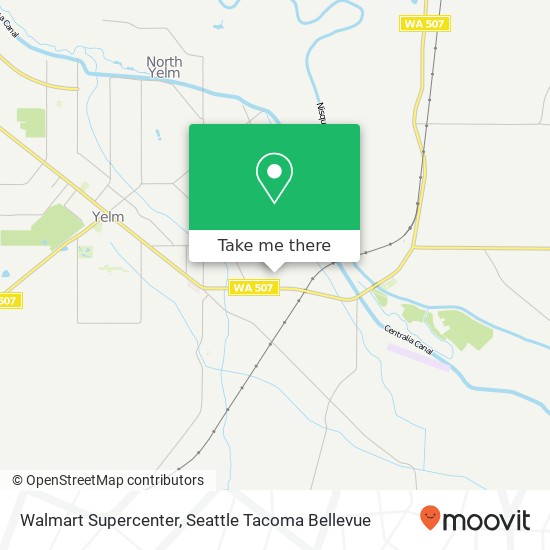 Mapa de Walmart Supercenter