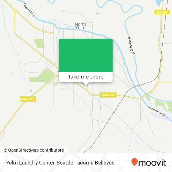 Yelm Laundry Center map