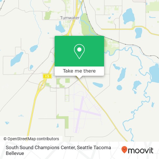 South Sound Champions Center map