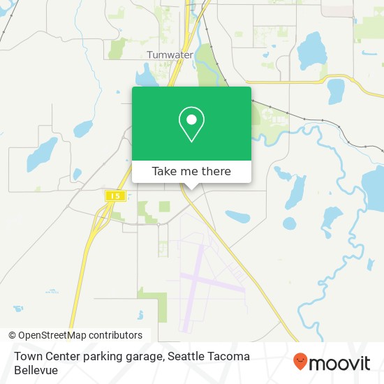 Mapa de Town Center parking garage