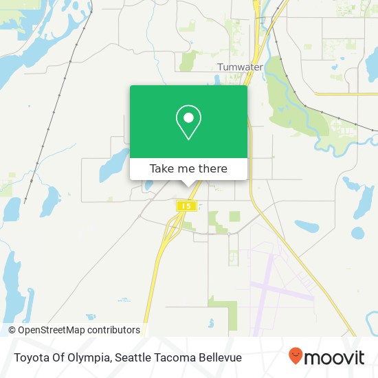 Toyota Of Olympia map