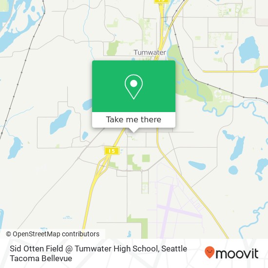 Mapa de Sid Otten Field @ Tumwater High School