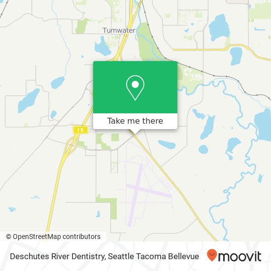 Mapa de Deschutes River Dentistry