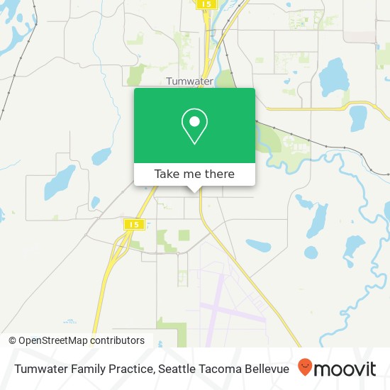 Tumwater Family Practice map