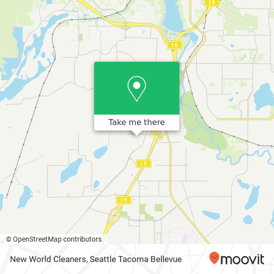 New World Cleaners map