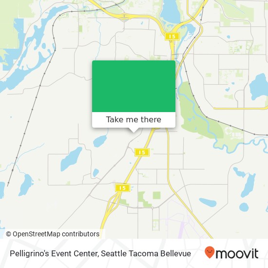 Pelligrino's Event Center map