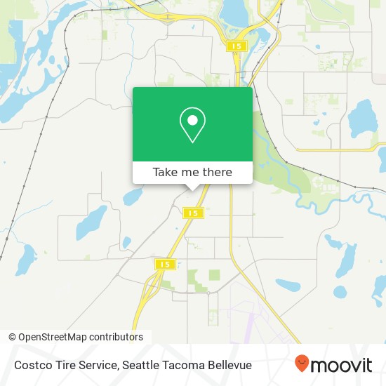 Costco Tire Service map