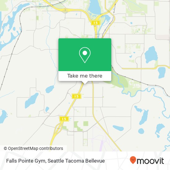 Falls Pointe Gym map