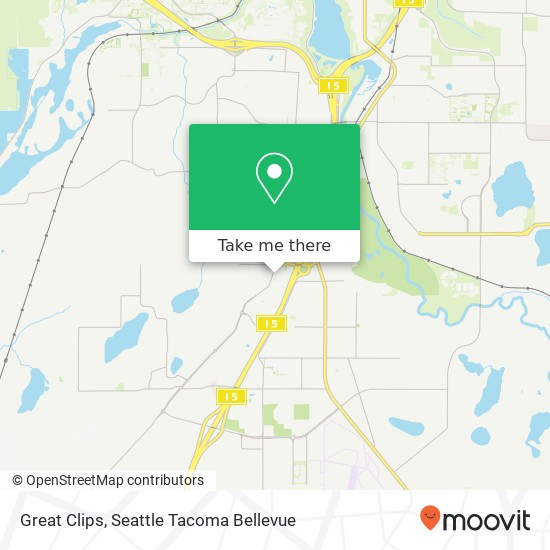 Great Clips map