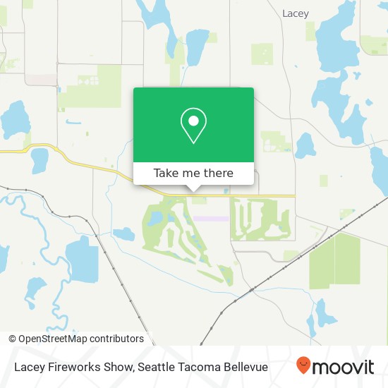Lacey Fireworks Show map