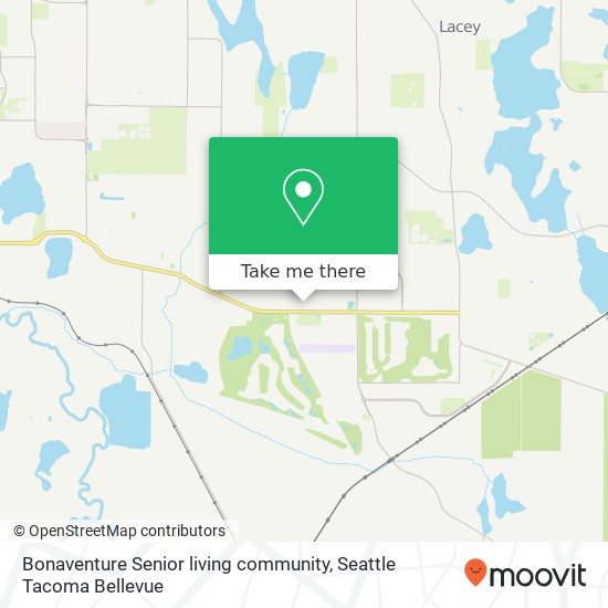 Bonaventure Senior living community map