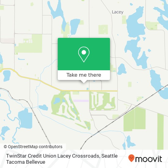 TwinStar Credit Union Lacey Crossroads map