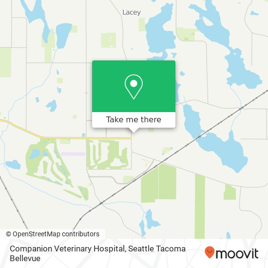 Mapa de Companion Veterinary Hospital