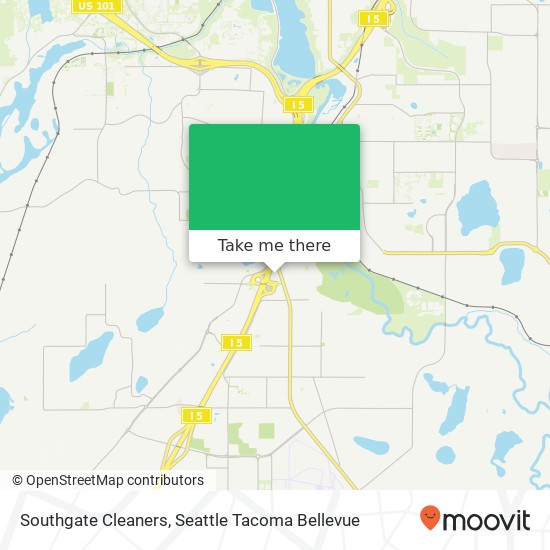 Mapa de Southgate Cleaners