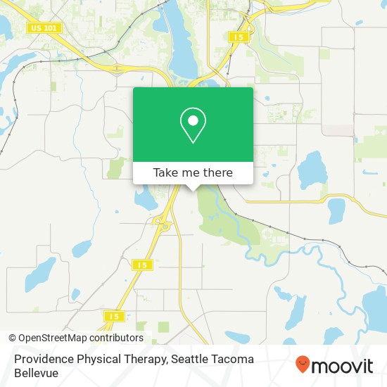 Mapa de Providence Physical Therapy