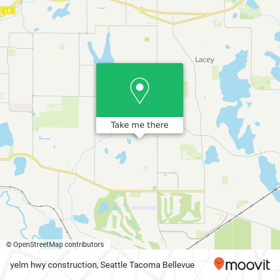 Mapa de yelm hwy construction