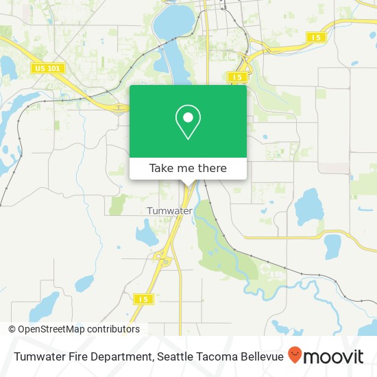 Mapa de Tumwater Fire Department