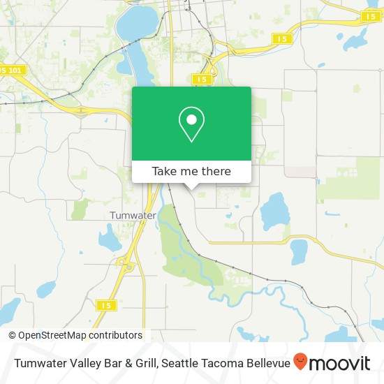 Mapa de Tumwater Valley Bar & Grill