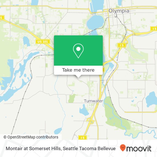 Montair at Somerset Hills map