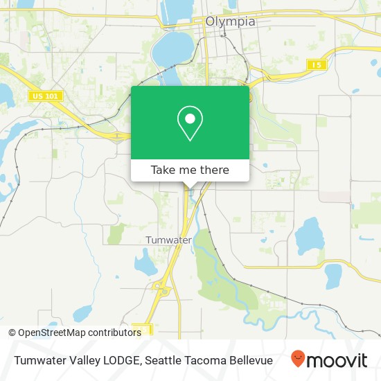 Tumwater Valley LODGE map