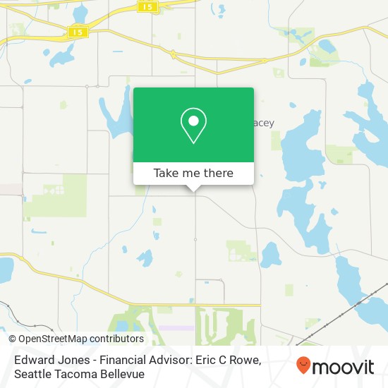 Mapa de Edward Jones - Financial Advisor: Eric C Rowe