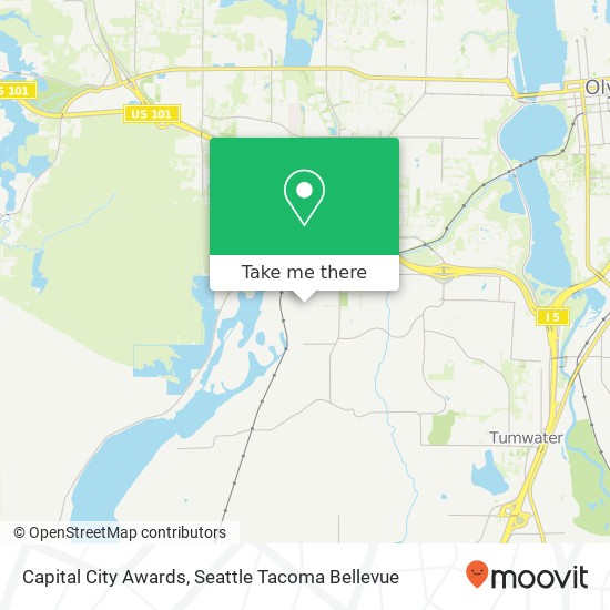 Mapa de Capital City Awards