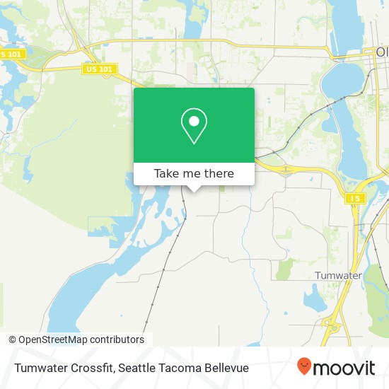 Mapa de Tumwater Crossfit