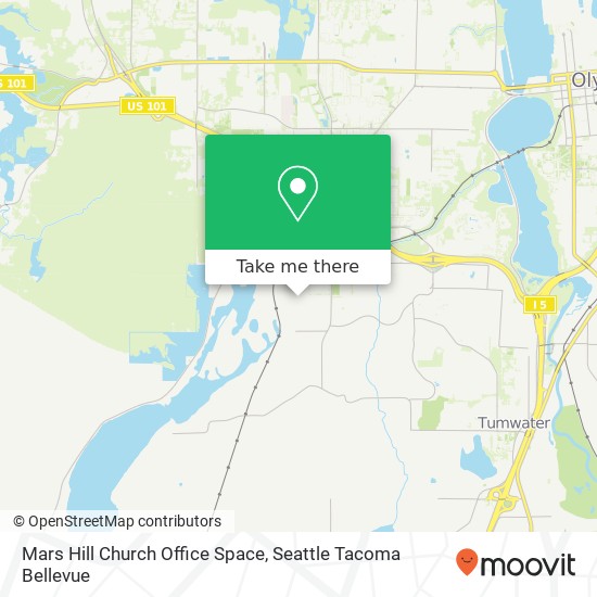 Mapa de Mars Hill Church Office Space