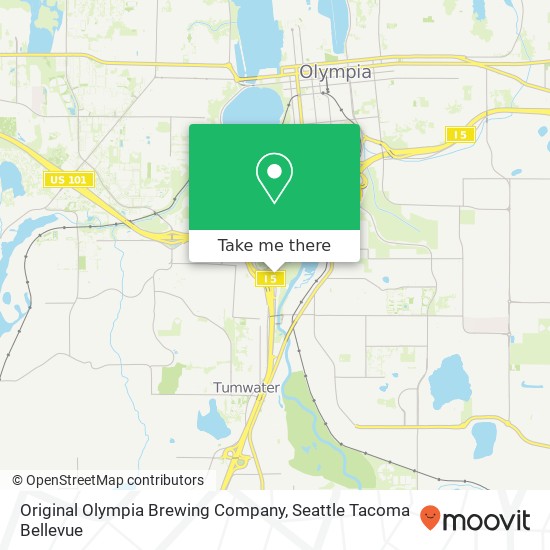 Mapa de Original Olympia Brewing Company