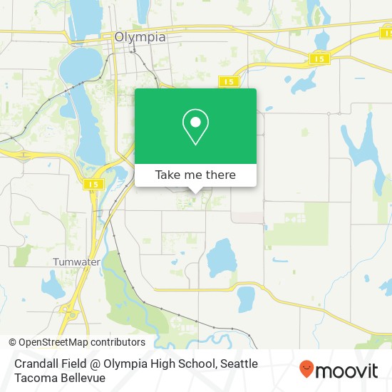 Crandall Field @ Olympia High School map