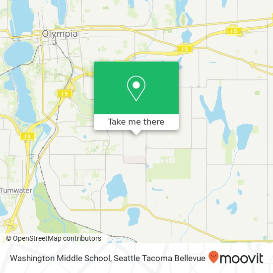 Mapa de Washington Middle School