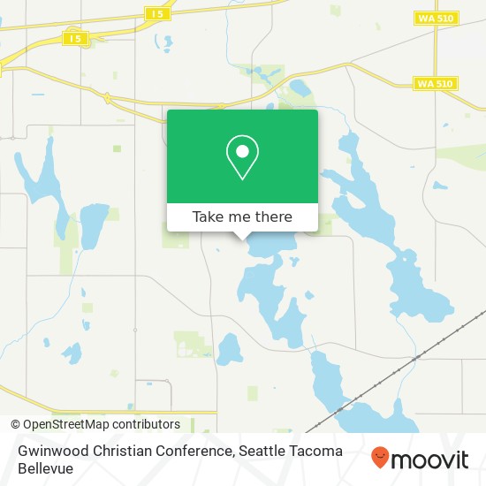 Gwinwood Christian Conference map