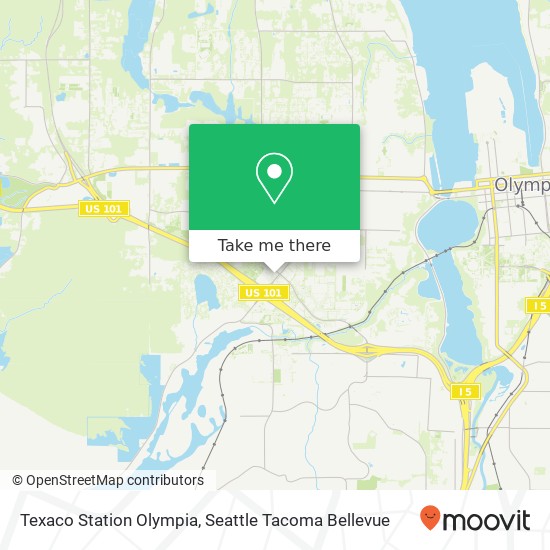 Texaco Station Olympia map